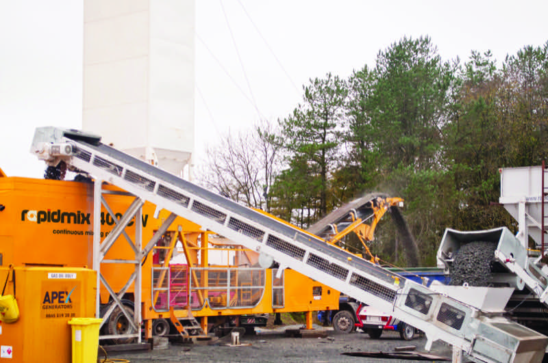 Rapidmix Mobile Continuous Mixing Plant / Pugmill