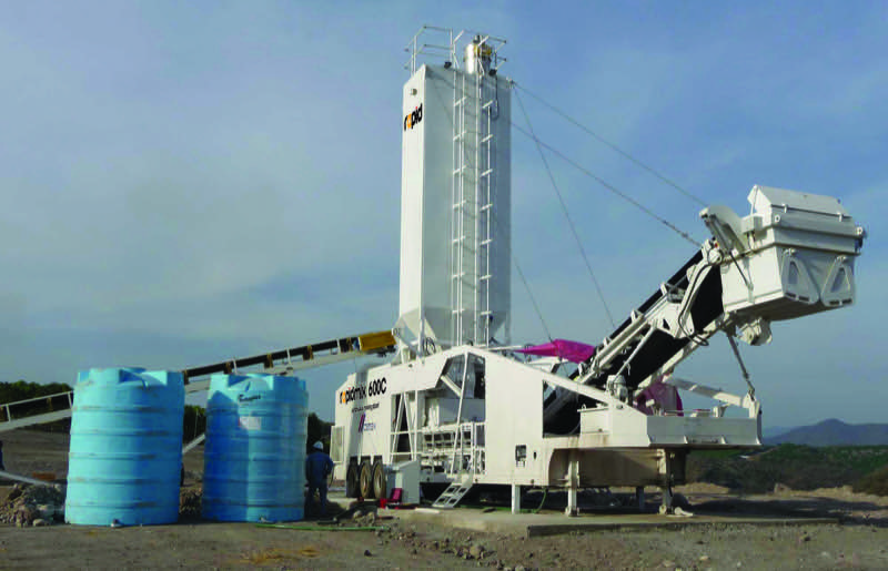 Rapidmix Mobile Continuous Mixing Plant / Pugmill