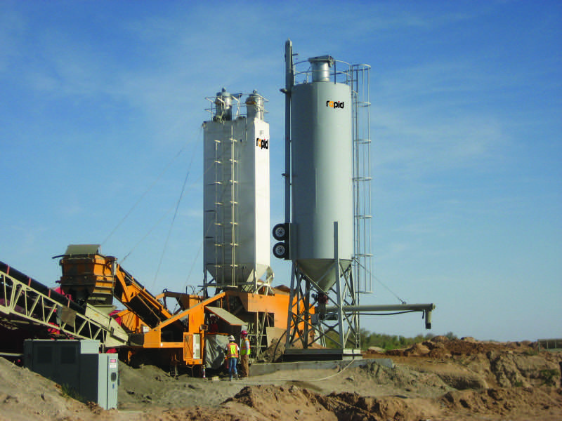 Rapidmix Mobile Continuous Mixing Plant / Pugmill