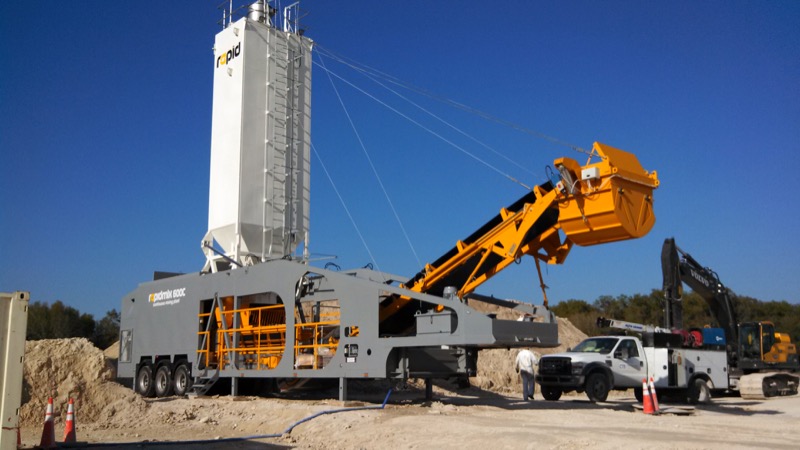 Rapidmix Mobile Continuous Mixing Plant / Pugmill