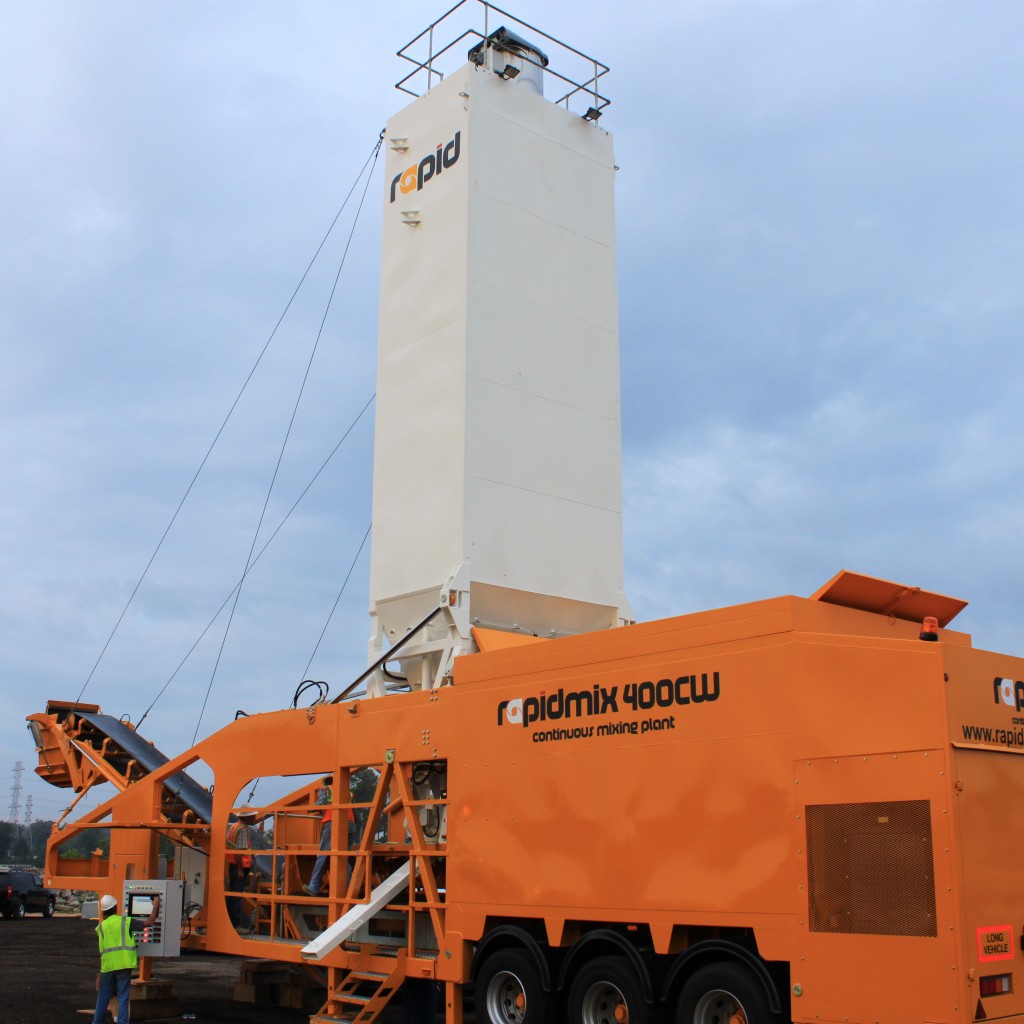 Rapid Launch New Fully Weighed Mobile Continuous Concrete Mixing Plant