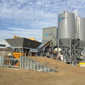 transbatch compact mobile concrete batching plant 