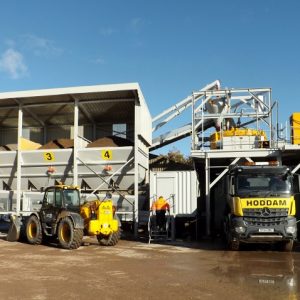 Hoddam Scotland fixed static bespoke concrete batching plant