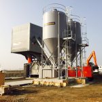 rapid transbatch mobile concrete batching plant