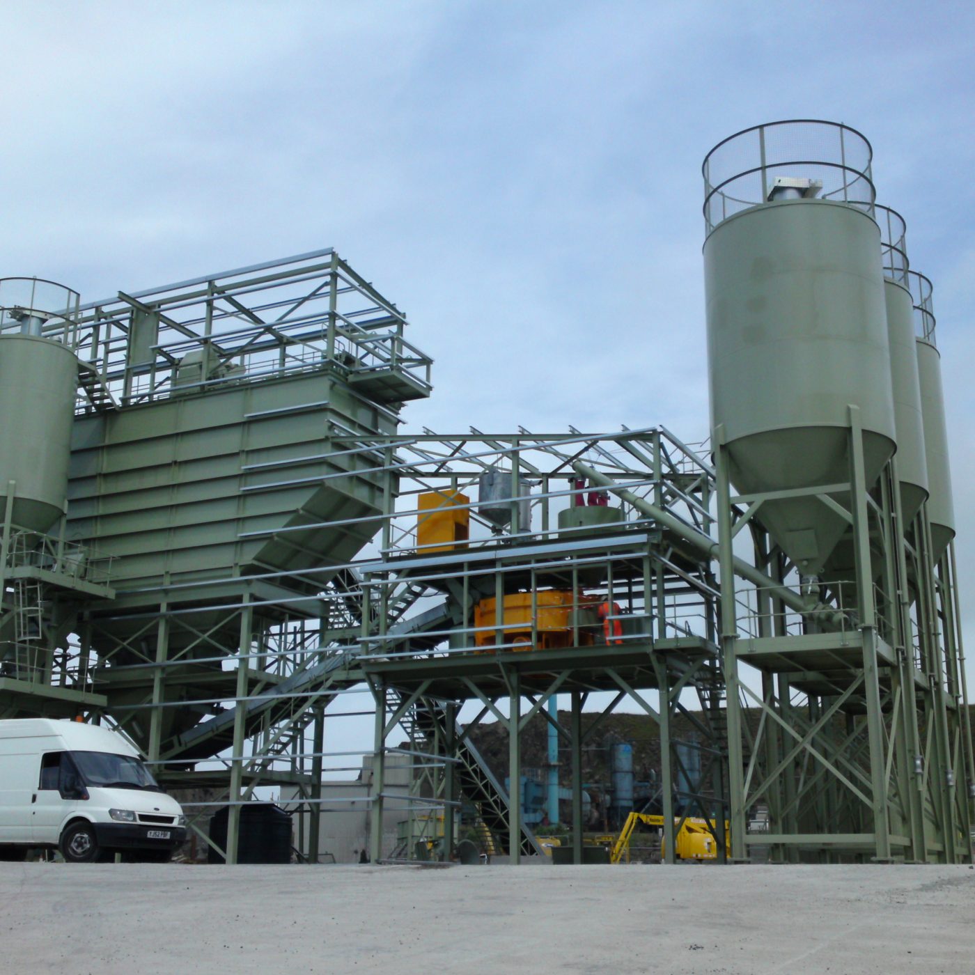 Static Concrete Batching Plant