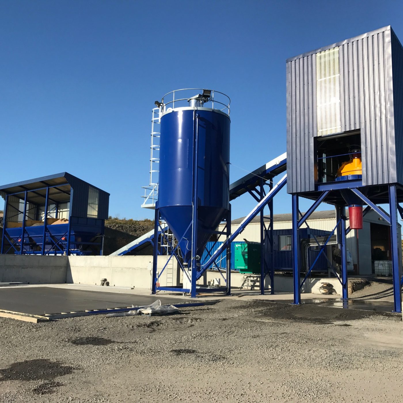 Static Concrete Batching Plant