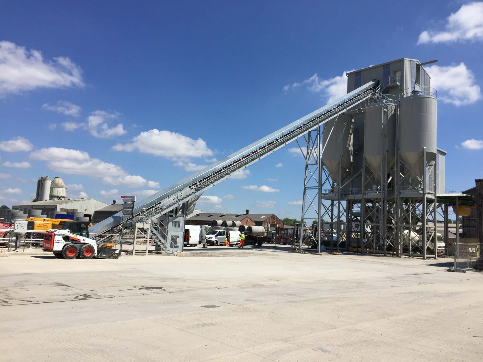 Rapid International Bespoke Static Concrete Batching Plant