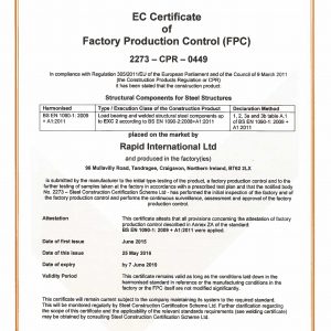 FPC Certificate 2016-2019